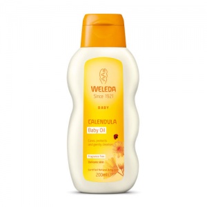 Weleda Calendula Baby Oil Cares Protects and Gently Cleanses